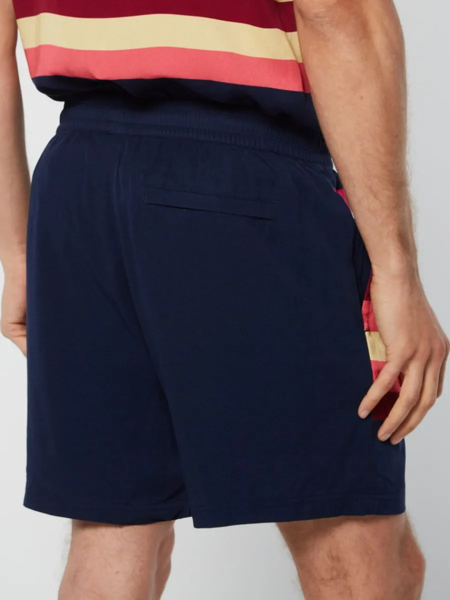 Sergio Tacchini Pennellata Short- Maritime Blue/ Multi Outlet