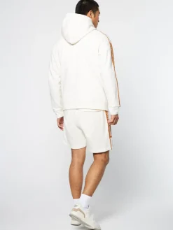Sergio Tacchini Pereto Tape Hoodie- Gardenia Best