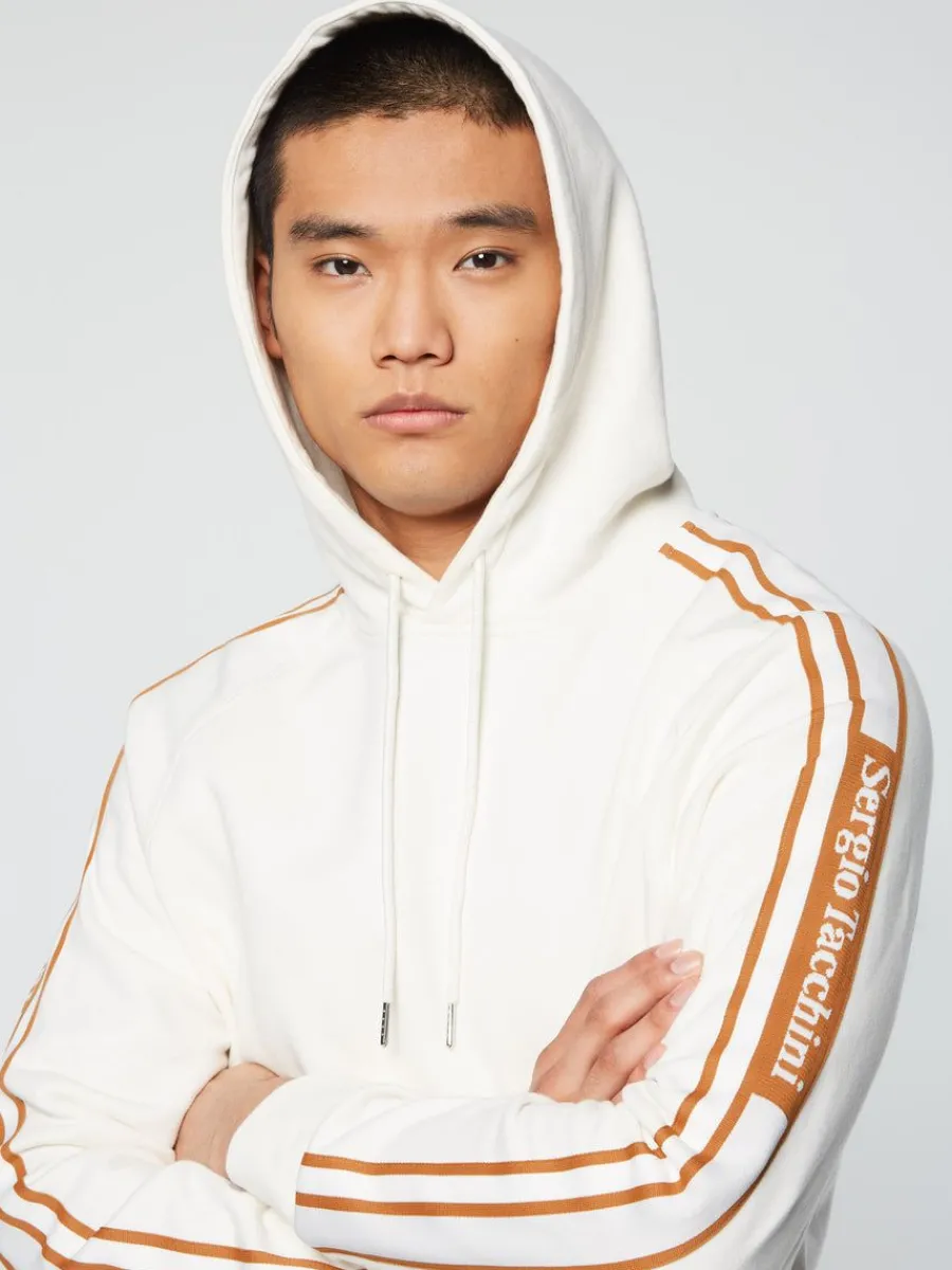 Sergio Tacchini Pereto Tape Hoodie- Gardenia New