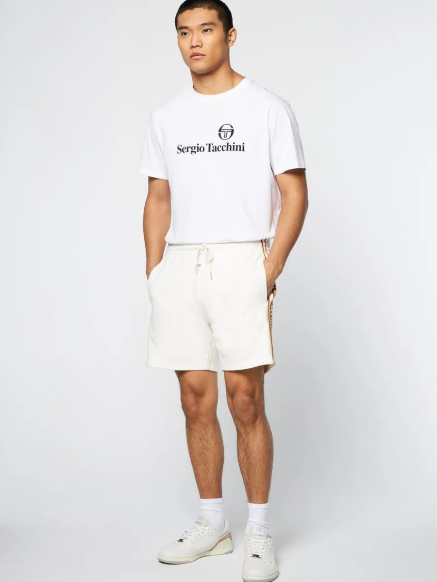 Sergio Tacchini Pereto Tape Short- Gardenia Clearance