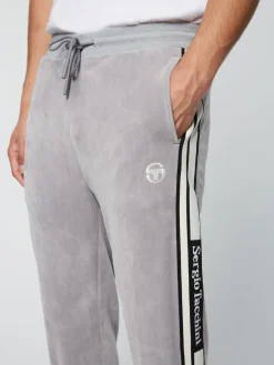 Sergio Tacchini Pereto Velour Track Pant- Sleet Clearance