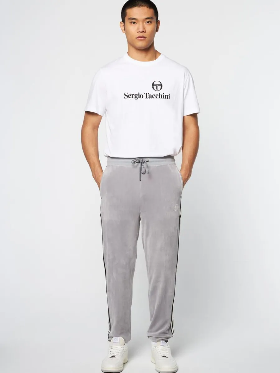 Sergio Tacchini Pereto Velour Track Pant- Sleet Sale