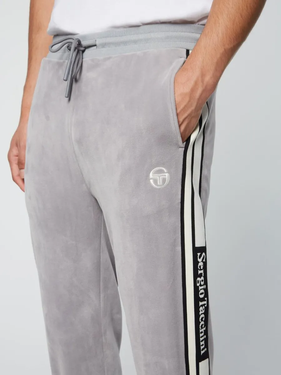 Sergio Tacchini Pereto Velour Track Pant- Sleet Sale