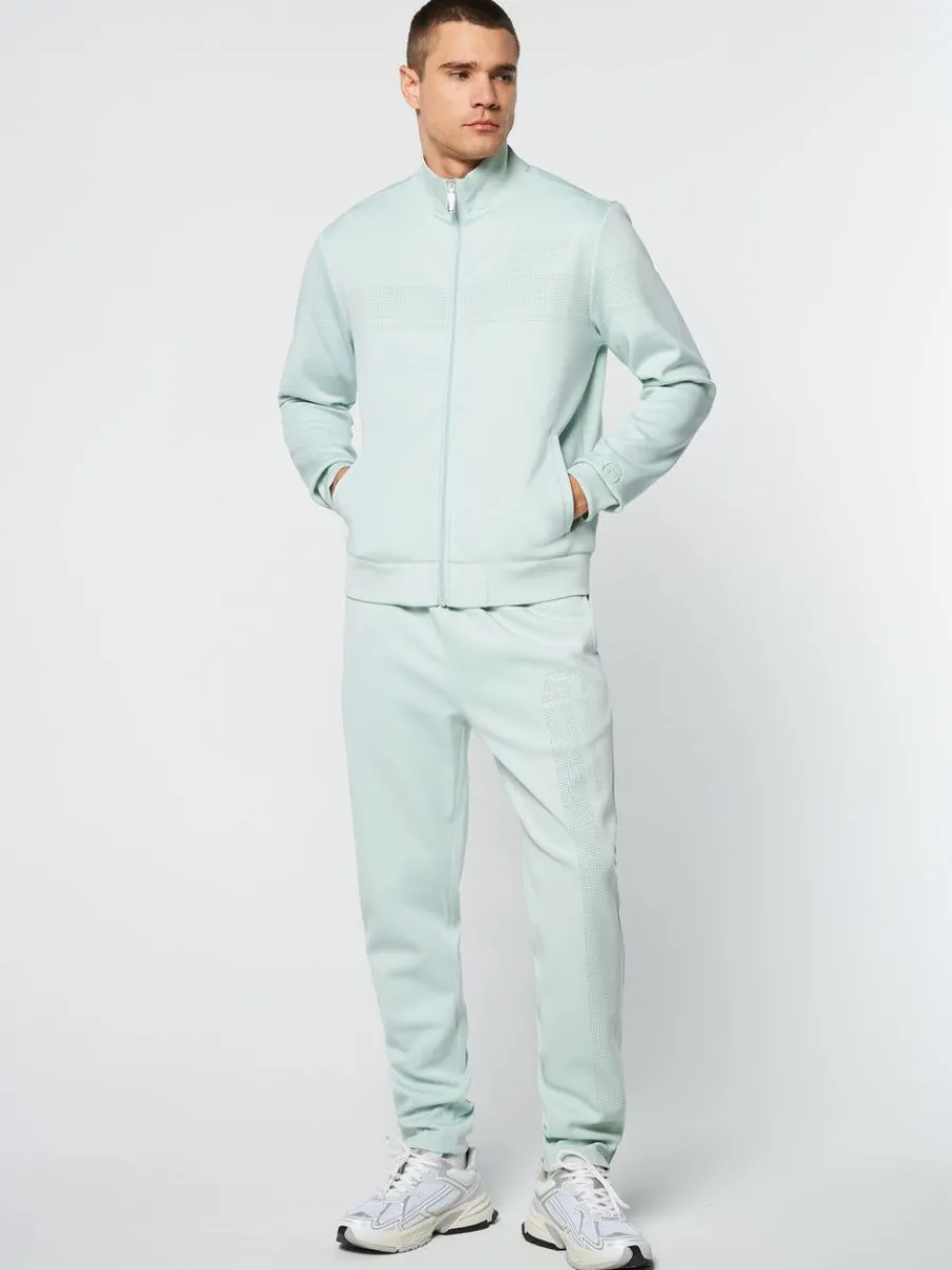 Sergio Tacchini Perforata Track Jacket- Surf Spray Discount