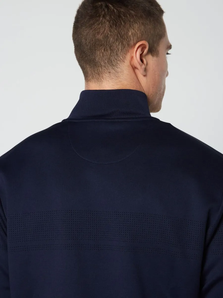 Sergio Tacchini Perforata Track Jacket-Maritime Blue Clearance