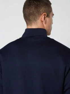 Sergio Tacchini Perforata Track Jacket-Maritime Blue New