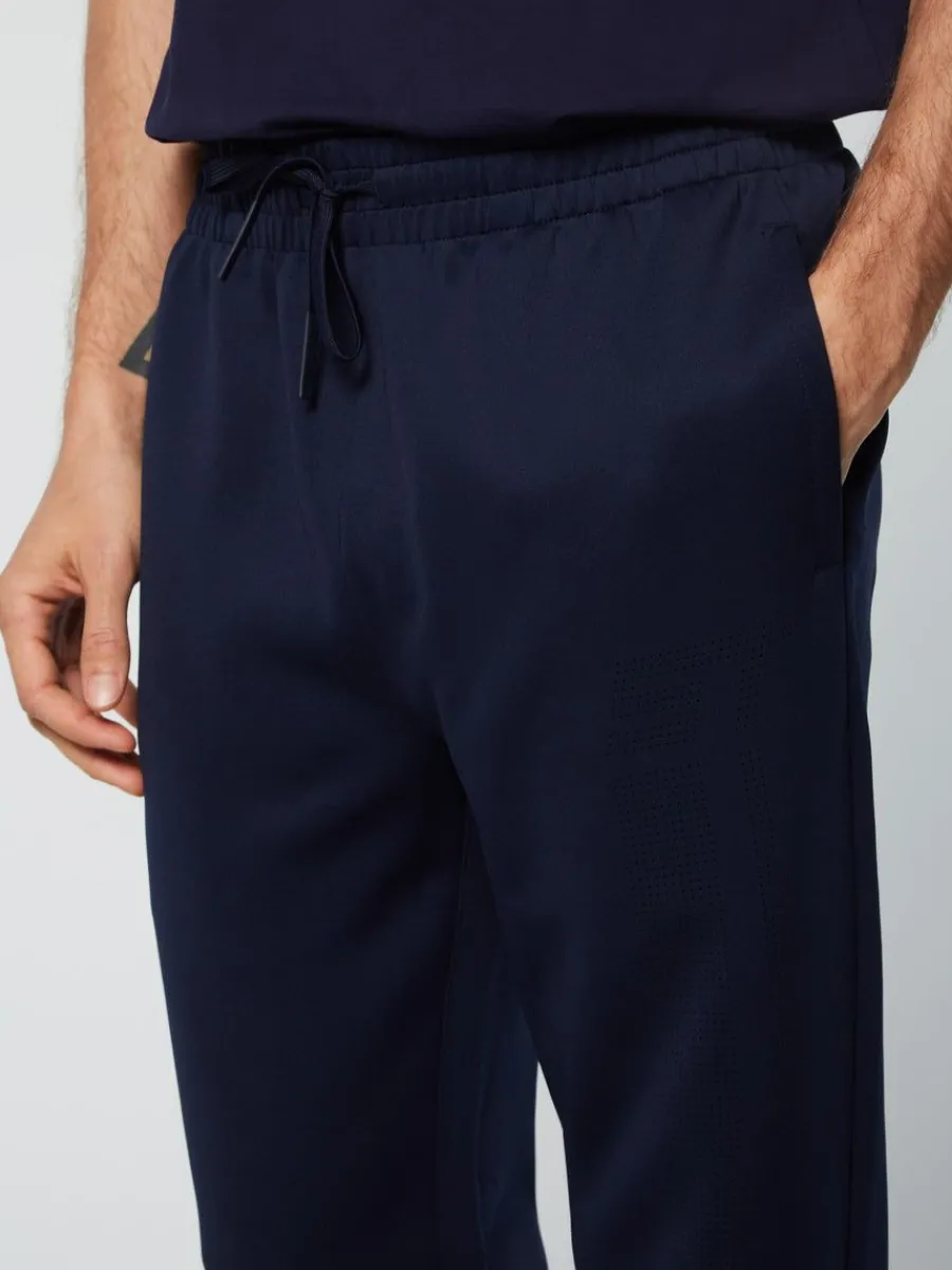 Sergio Tacchini Perforata Track Pant-Maritime Blue Best