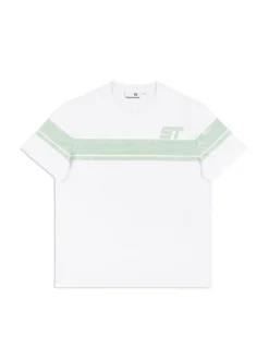 Sergio Tacchini Perforata T-Shirt- Surf Spray