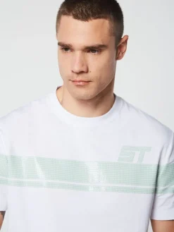 Sergio Tacchini Perforata T-Shirt- Surf Spray