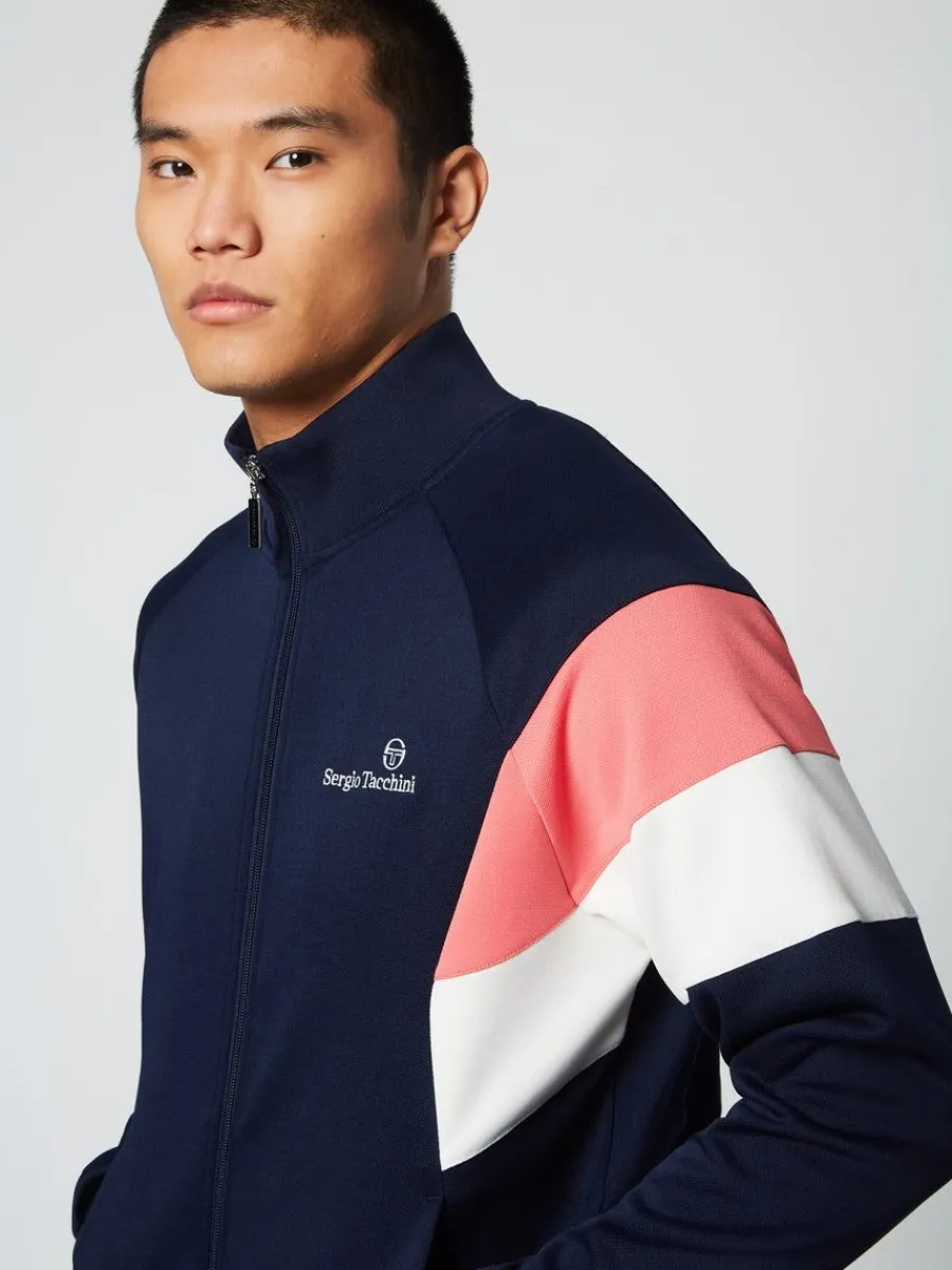 Sergio Tacchini Pero Track Jacket Archivio- Maritime Blue Hot