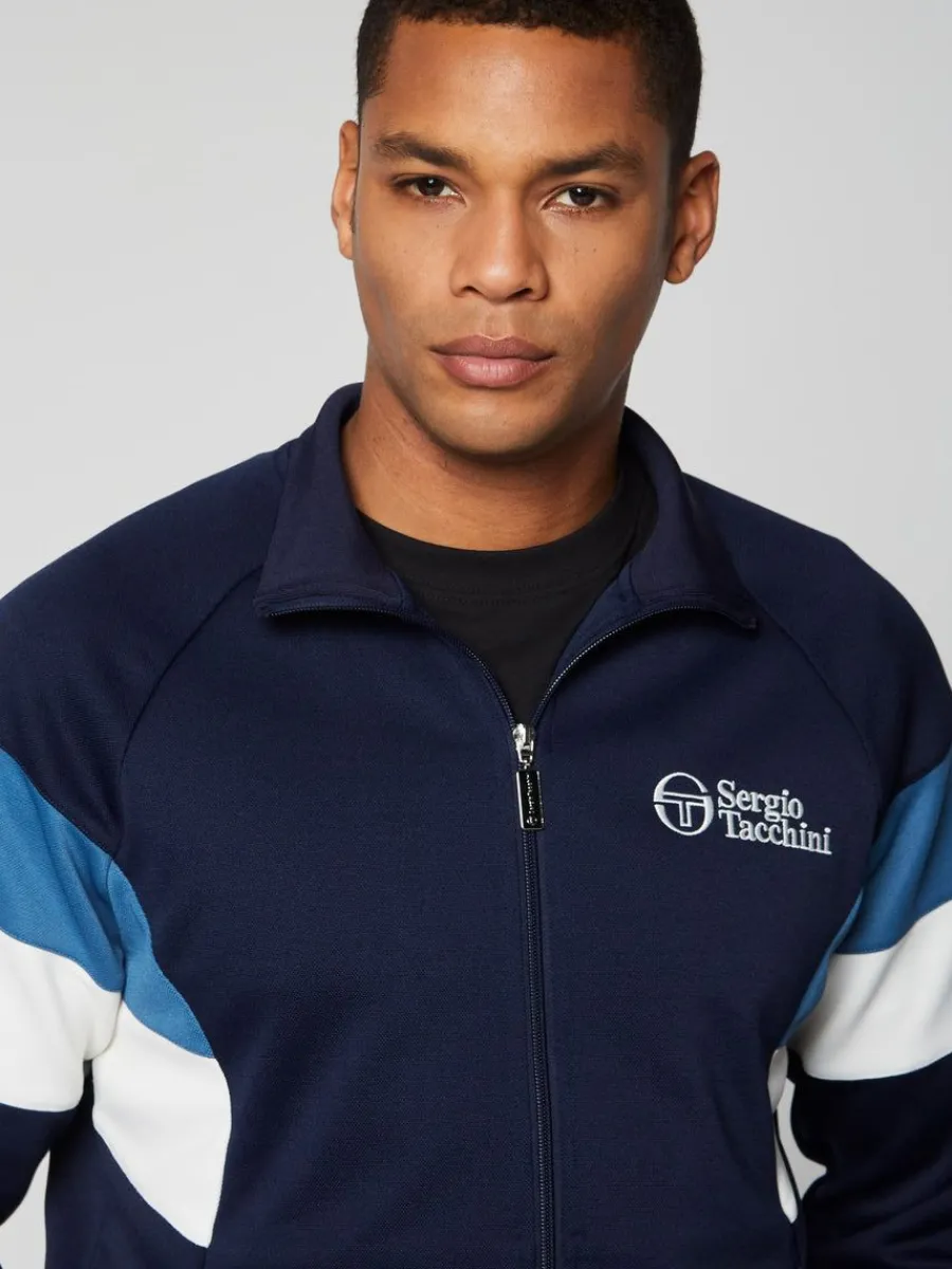 Sergio Tacchini Pero Track Jacket- Maritime Blue Best