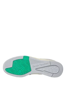 Sergio Tacchini Prime Shot Da Sneaker- Antique White/ Almond Oil/ Bright Green Clearance