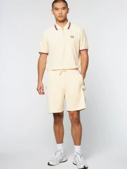 Sergio Tacchini Primo Velour Short- Pearl Ivory Discount