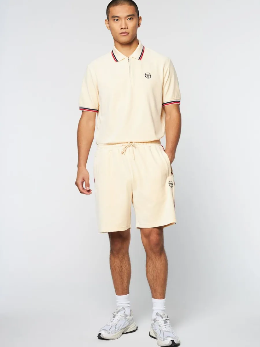 Sergio Tacchini Primo Velour Short- Pearl Ivory Discount