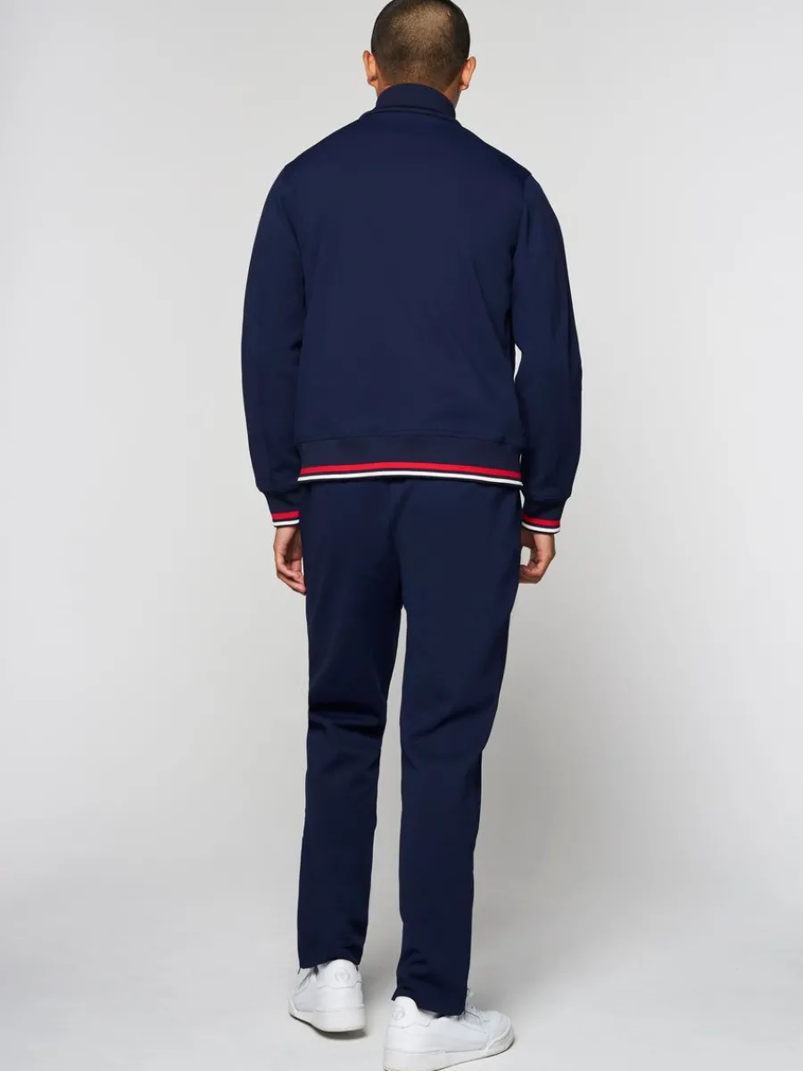 Sergio Tacchini Priorato Track Jacket Archivio- Maritime Blue Best