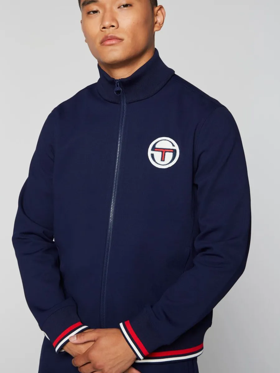 Sergio Tacchini Priorato Track Jacket Archivio- Maritime Blue Outlet
