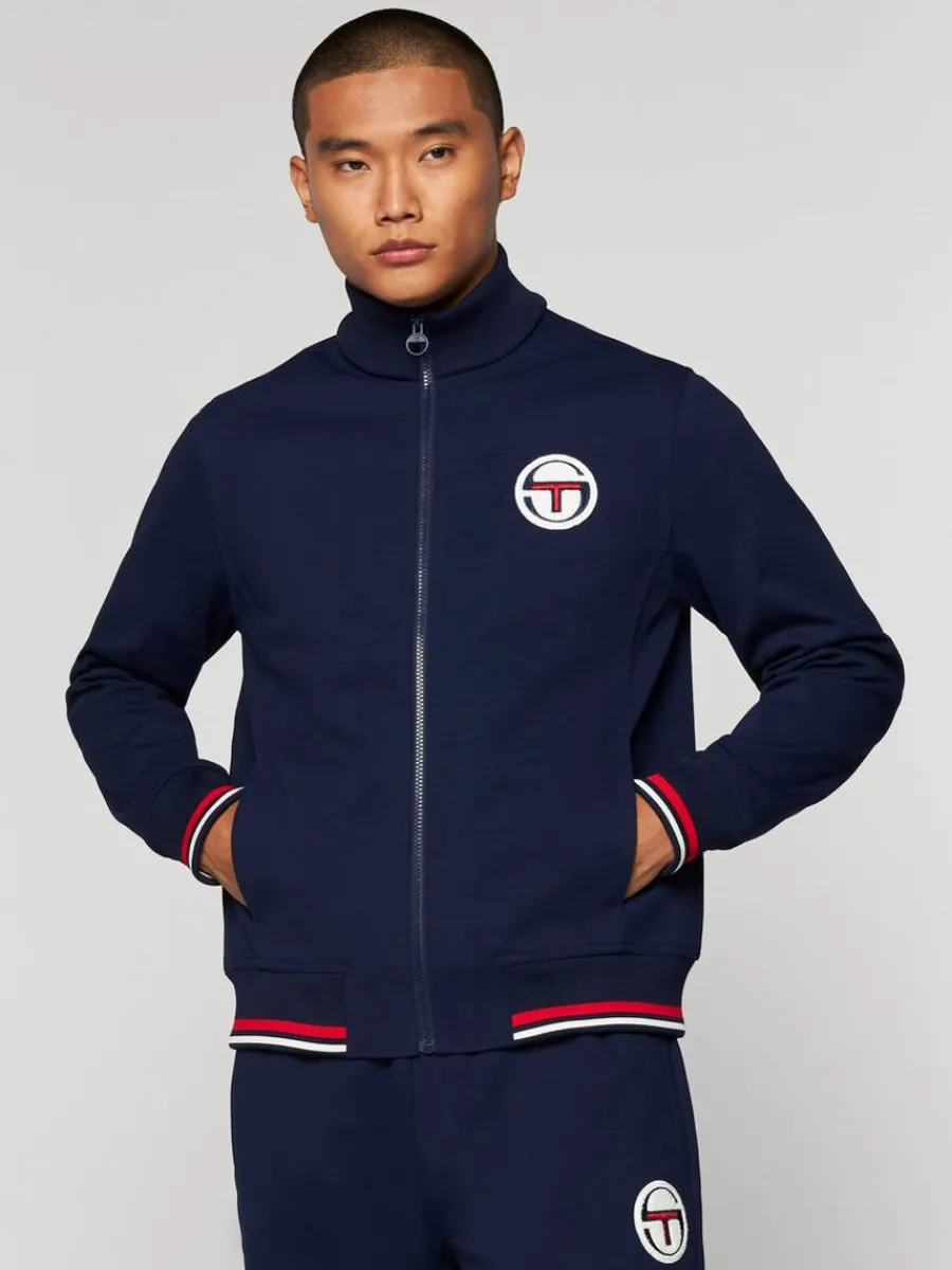 Sergio Tacchini Priorato Track Jacket Archivio- Maritime Blue New