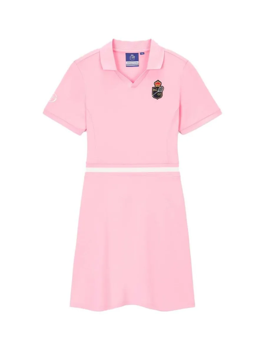 Sergio Tacchini Rally Mch Polo Dress- Light Pink Clearance