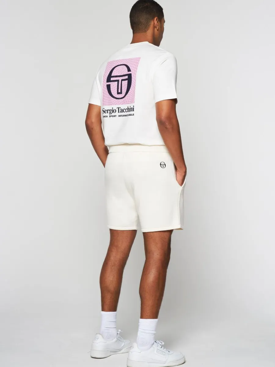 Sergio Tacchini Ricamo Knit Short- Gardenia Hot