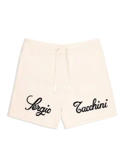 Sergio Tacchini Ricamo Knit Short- Gardenia Discount