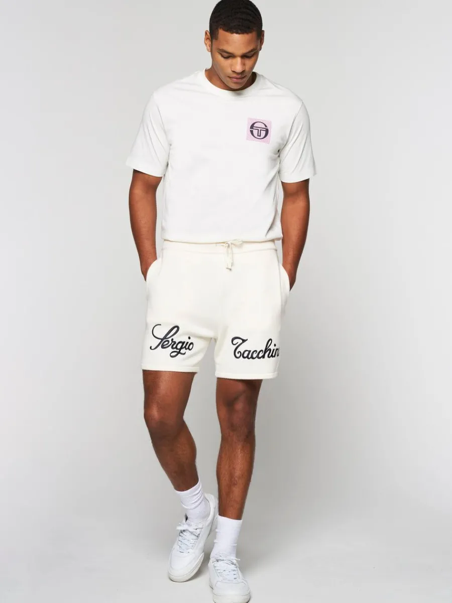 Sergio Tacchini Ricamo Knit Short- Gardenia Discount