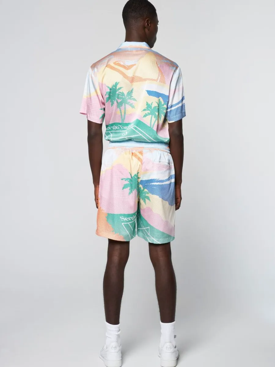 Sergio Tacchini Riviera Short- Deep Mint/ Multi Discount