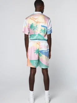 Sergio Tacchini Riviera Short- Deep Mint/ Multi