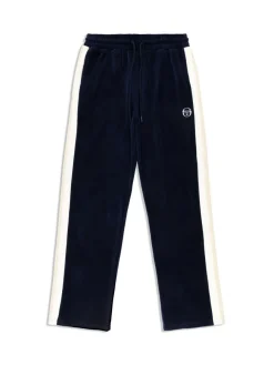 Sergio Tacchini Rosa Velour Track Pant- Maritime Blue Clearance