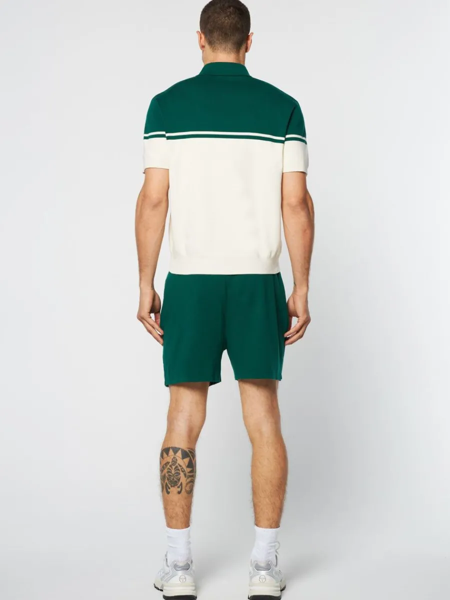 Sergio Tacchini Roselli Knit Polo- Evergreen Sale
