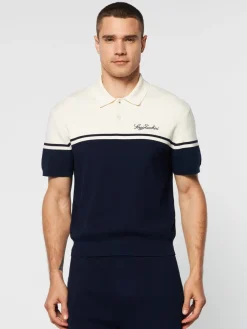 Sergio Tacchini Roselli Knit Polo- Gardenia Best