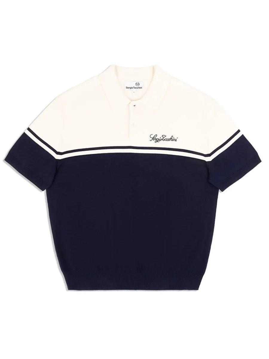 Sergio Tacchini Roselli Knit Polo- Gardenia
