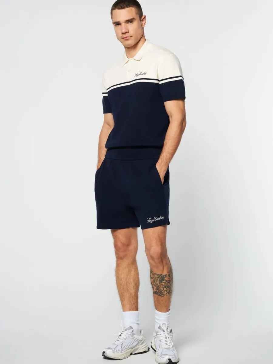 Sergio Tacchini Roselli Knit Short- Maritime Blue Hot