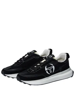 Sergio Tacchini 70'S Racer Sneaker- Raven/ Antique White/ December Sky Best