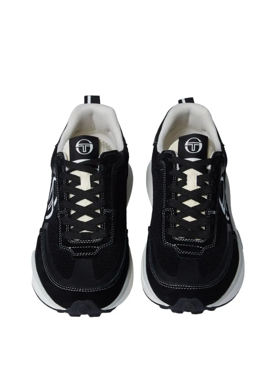 Sergio Tacchini 70'S Racer Sneaker- Raven/ Antique White/ December Sky Best