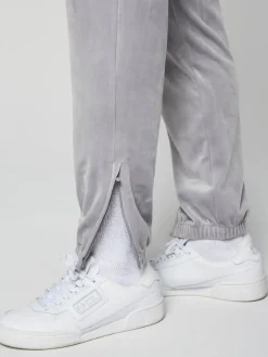 Sergio Tacchini Scopeto Velour Pant- Sleet/ Gardenia Discount