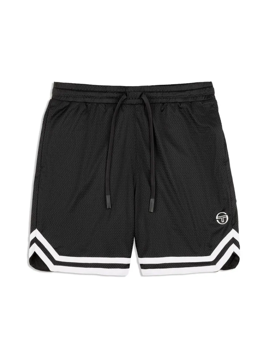 Sergio Tacchini Spazio Banda Mesh Short- Black Beauty New