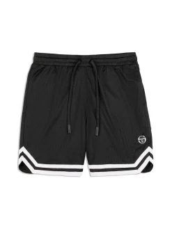 Sergio Tacchini Spazio Banda Mesh Short- Black Beauty Hot