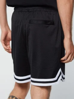 Sergio Tacchini Spazio Banda Mesh Short- Black Beauty Hot