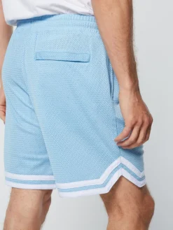Sergio Tacchini Spazio Banda Mesh Short- Clear Sky Hot