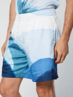 Sergio Tacchini Spiaggia Cabana Short- Maritime Blue/ Multi Outlet