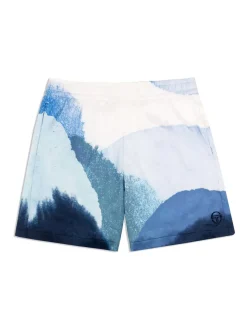 Sergio Tacchini Spiaggia Cabana Short- Maritime Blue/ Multi Discount