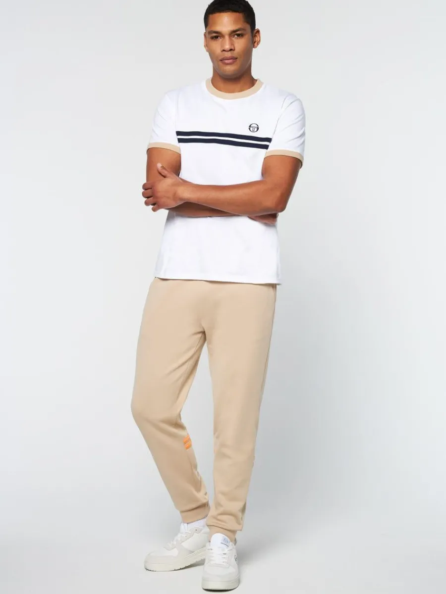 Sergio Tacchini Supermac T-Shirt- White/ Humus