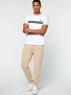 Sergio Tacchini Supermac T-Shirt- White/ Humus Outlet