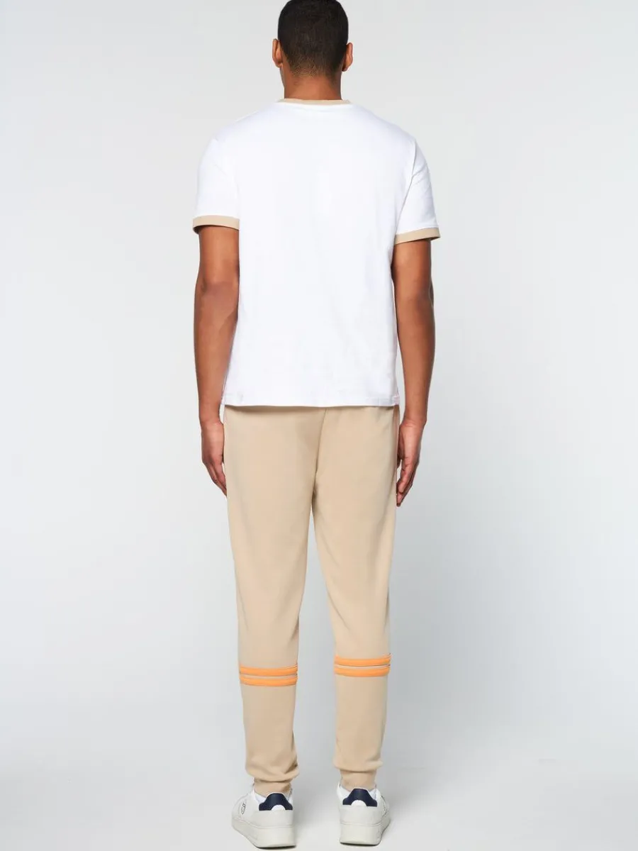 Sergio Tacchini Supermac T-Shirt- White/ Humus Sale