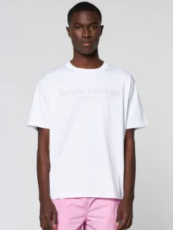 Sergio Tacchini Tabellone T-Shirt- White Hot
