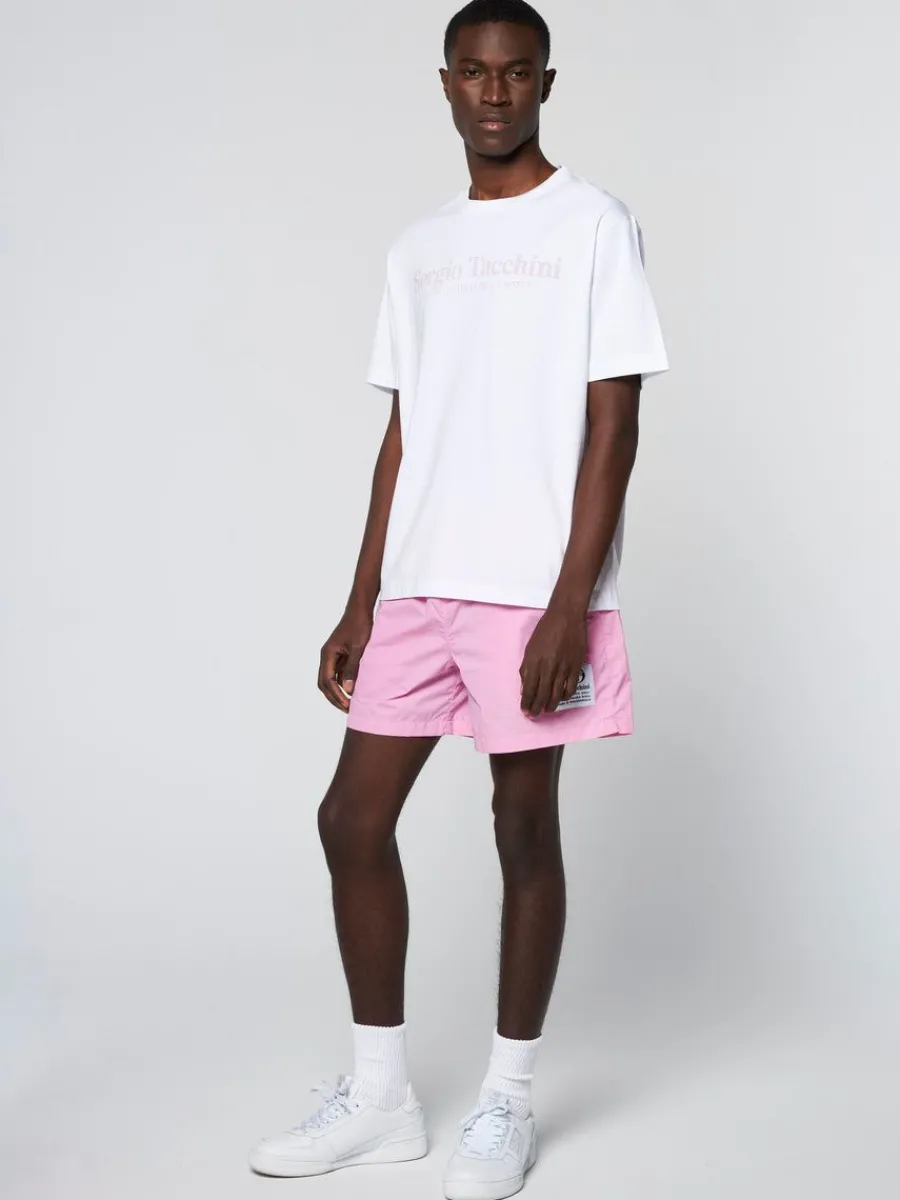 Sergio Tacchini Tabellone T-Shirt- White Sale