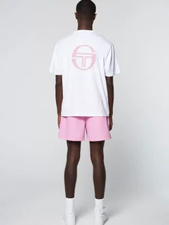 Sergio Tacchini Tabellone T-Shirt- White Sale