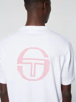 Sergio Tacchini Tabellone T-Shirt- White Sale