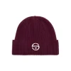 Sergio Tacchini Tacchini Beanie-Grape Wine Discount