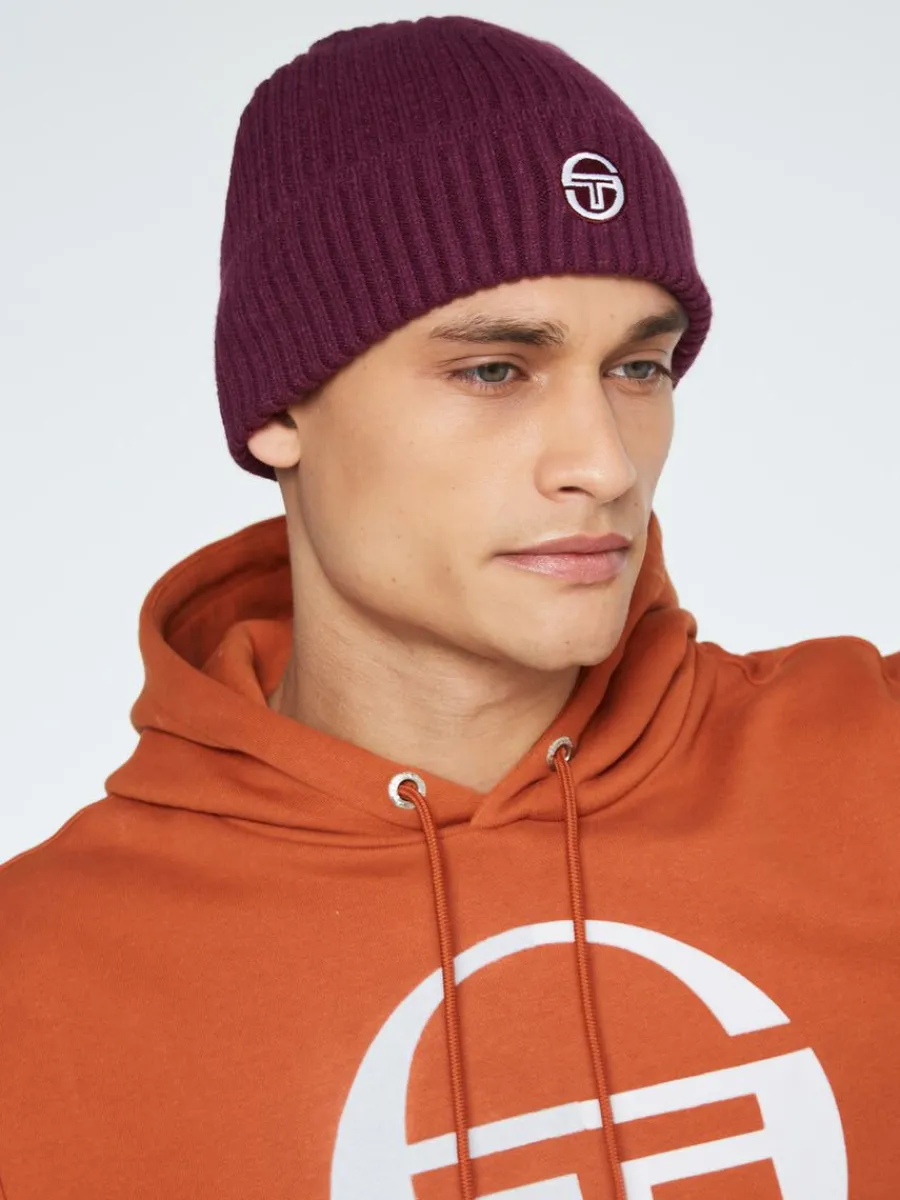 Sergio Tacchini Tacchini Beanie-Grape Wine